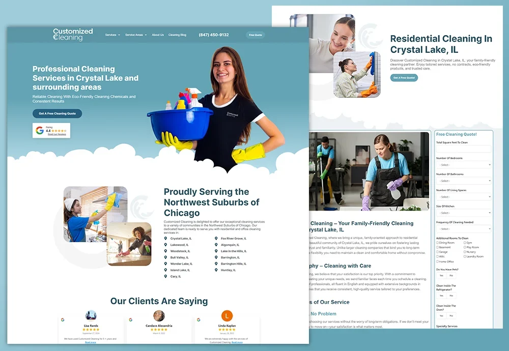 1000 customized cleaners