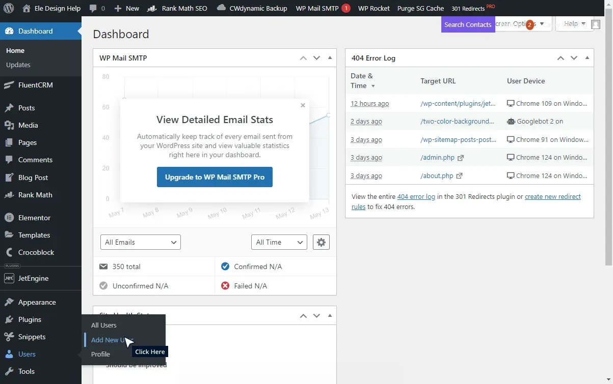 Add A WordPress Admin