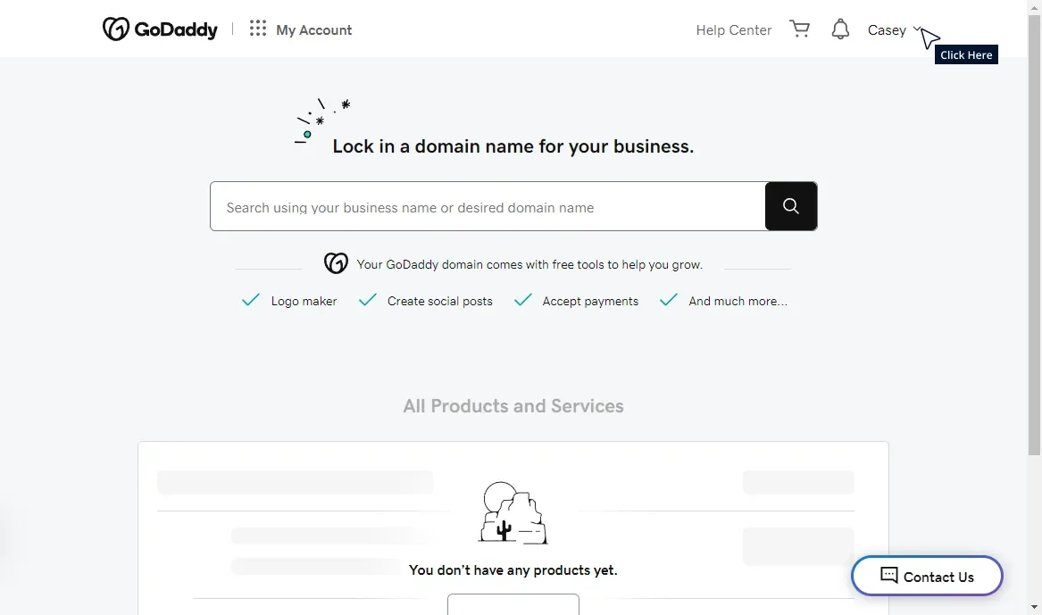 Add GoDaddy Delegate Access Tutorial Step