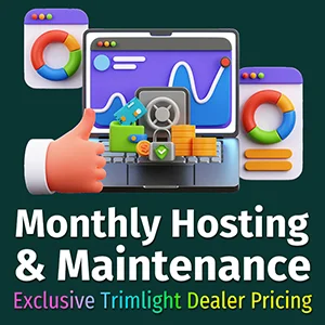 Monthly hosting and maintenance trimlight