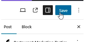 Publish wordpress blog cwdynamic