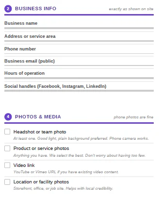 Sample checklist thumbnail